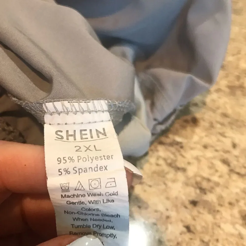 Shein Size 2X gray shorts